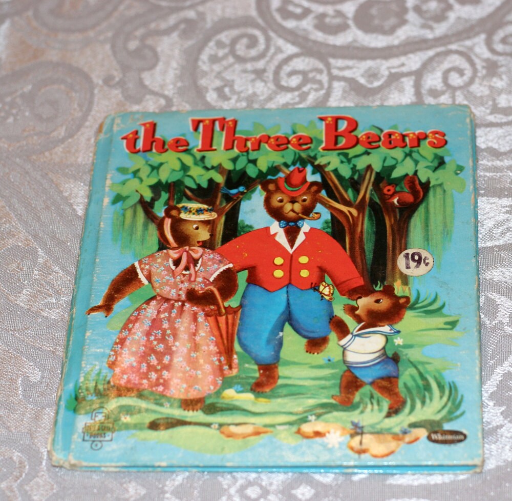 Little Golden Book The Three Bears Whitman Tell-A-Tale Book