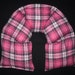 Microwave Corn Bag Heating Pad Neck Warmer- Pink Plaid Flannel