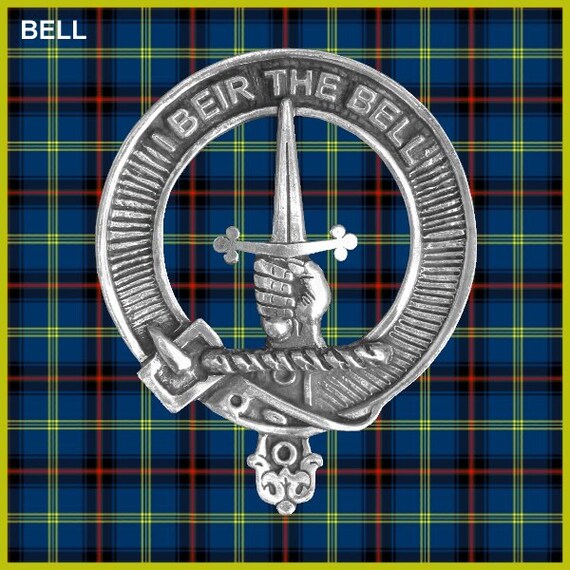Bell Scottish Clan Crest Badge CB02