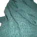 Hand Knit Rectangular Green Shawl