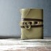 MiniBook A8 Heart lock & Olive Green leather