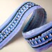Hmong Textile, Lisu Fabric, hmong fabric, crafting, hill tribe, quilt, embroidered, blue, light blue, craft, fabric, textile, stripe