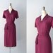 1940s dress / beaded 40s dress / Intermezzo