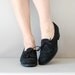 1960s oxfords / 60s black kilitie oxfords / Noir Kilitie shoes