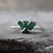 Uncut Raw Rough Green Emerald Ring - Sterling Silver Solitaire - Artisan Jewellery - Handmade and Designed by A Second Time