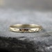 10K Gold Wedding Band - Hammered Finish - Ladies or Men's Band - 2mm Wide