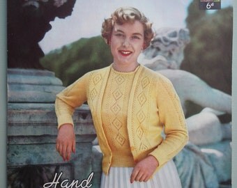 twin set cardigan sweaters 1950s style women