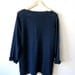 Slouchy Blue Knit 80's Sweater