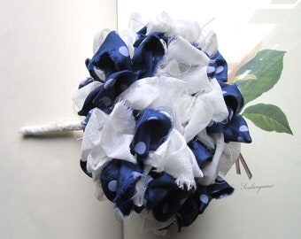 Vintage Fabric Wedding Bouquet