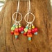 Boho Earrings, Colorful Earrings, Sundance Style, Bohemian Jewelry