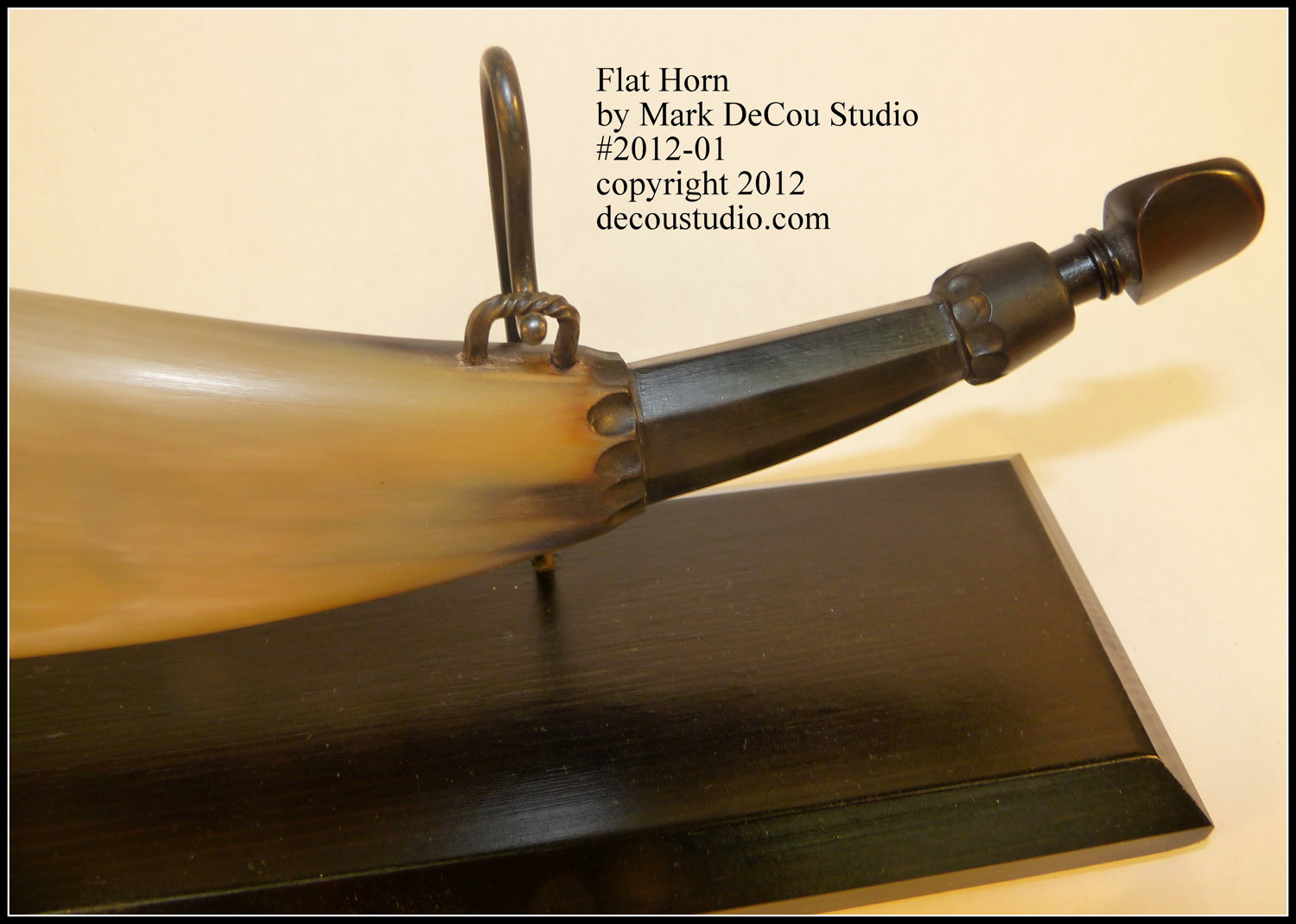 InStock Free USA Shipping Powder Horn Custom made Flat