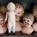 Antique Bisque Porcelain Torso Doll