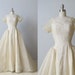 vintage 1950s Wedding Dress / 50s Wedding Gown / Eternity