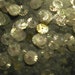 Vintage Clear AB Striated Pailettes Sequins 5mm