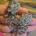 Clear crystal dangling bezel set faceted crystals clip earrings by Sorrelli