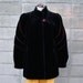 Faux Fur Coat Vintage 1970s Sasoon Jacket Black Puff Sleeve Power Shoulders