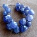 Tanzanite faceted onion briolette- 5-7mm- 10 brios