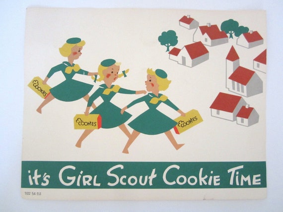 scout Vintage cookies girl