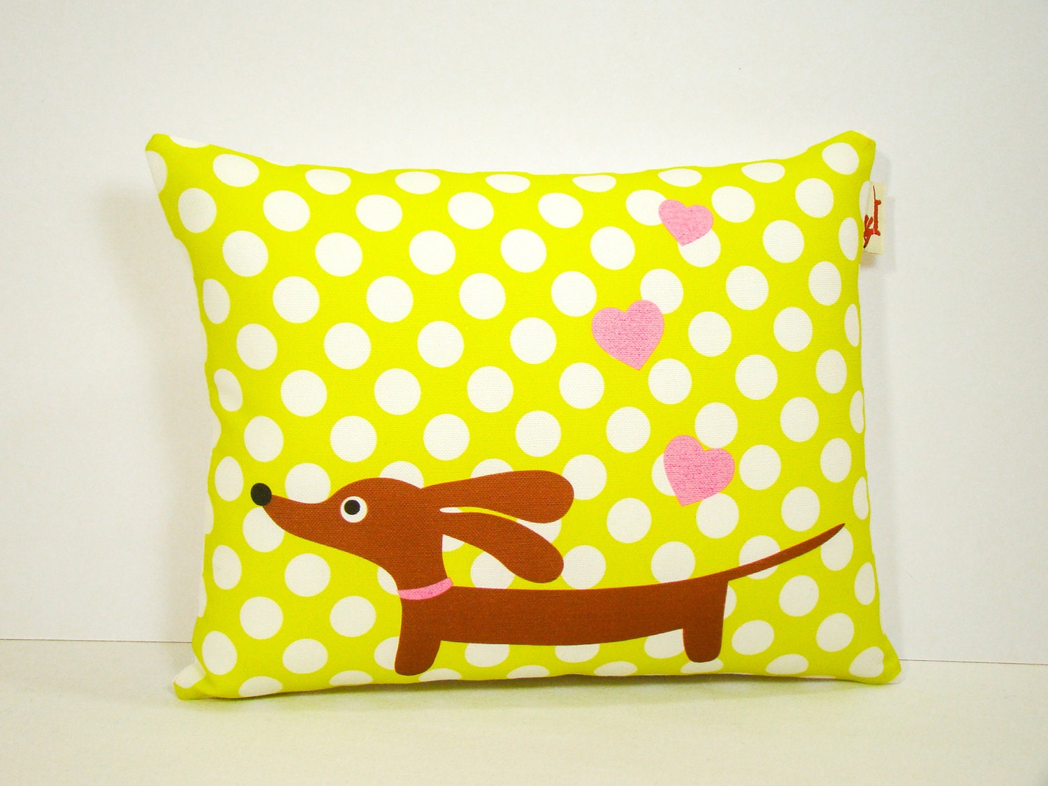 wiener dog pillow