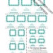 Printable PDF File Dollhouse Miniature Donut Boxes by snowfern