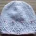 Number 64 KNITTING PATTERN Snowdrop Lace Trim Hat for a Baby, Child and Adult
