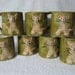 Right handed Cat with Attitude Cup Handmade Stoneware Pottery