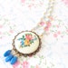 Angelina - Vintage Floral Rose Necklace