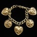 Italian ChunkyHeart Charm Bracelet