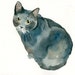 CUSTOM of your PET by DIMDI Original watercolor painting 8X10inch