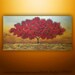 Abstract Modern Landscape Tree Asian Art by Gabriela 48x24 Metallic Large