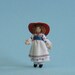 Miss July - Miniature 1/4" and 1" scales doll and free dollhouse kit