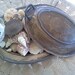 Vintage Sheffield Silver Co. Covered Serving Platter Organizer storage collections food office craft room