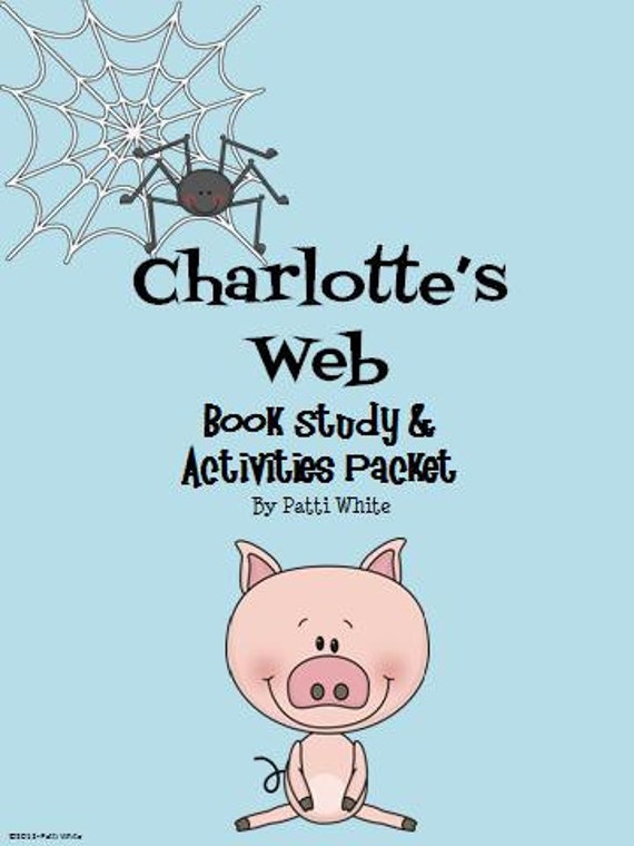 Items similar to Charlotte's Web Book Study & Activities Packet on Etsy