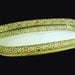 Vintage Gold Tone Oval Mirrored Vanity Tray With Filigree Edge