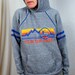 Vintage Glacier Park 1989 80s Hoodie Sweatshirt