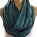 Perfect Teal.. Nomad Cowl.....Infinity Scarf..Relaxed version..Super soft.