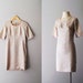 60s dress / 1960s floral silk mini dress / Micro Bloom dress