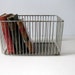 Vintage industrial wire basket