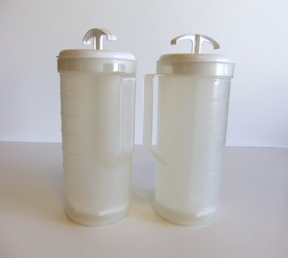 Vintage Plastic Pitcher by NimblesNook on Etsy