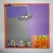 Halloween - Creepy Bats 8 x 8 scrapbook page