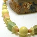 Vintage Beaded Necklace, Vintage Necklace, Beaded Necklace, Vintage Wood Bead Necklace, Pastel Bead Necklace