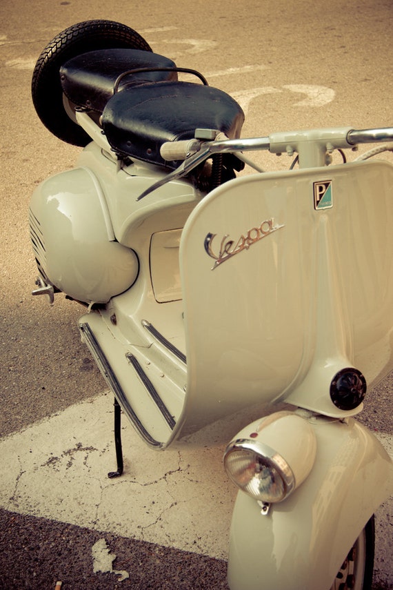 Items Similar To My Sweet Vespa - Retro Vintage Vespa - 8"x12" Fine Art ...