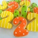 Number and Letter Mini Sugar Cookies - 2 Dozen