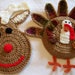 Kris Moose and Tom Turkey Potholder/Wall Hanging (pr)