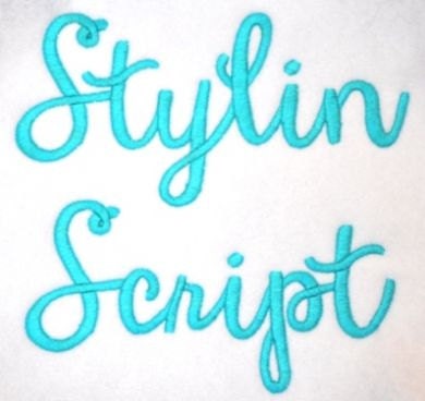 font handwriting embroidery Embroidery Script Stylin Handwriting Font