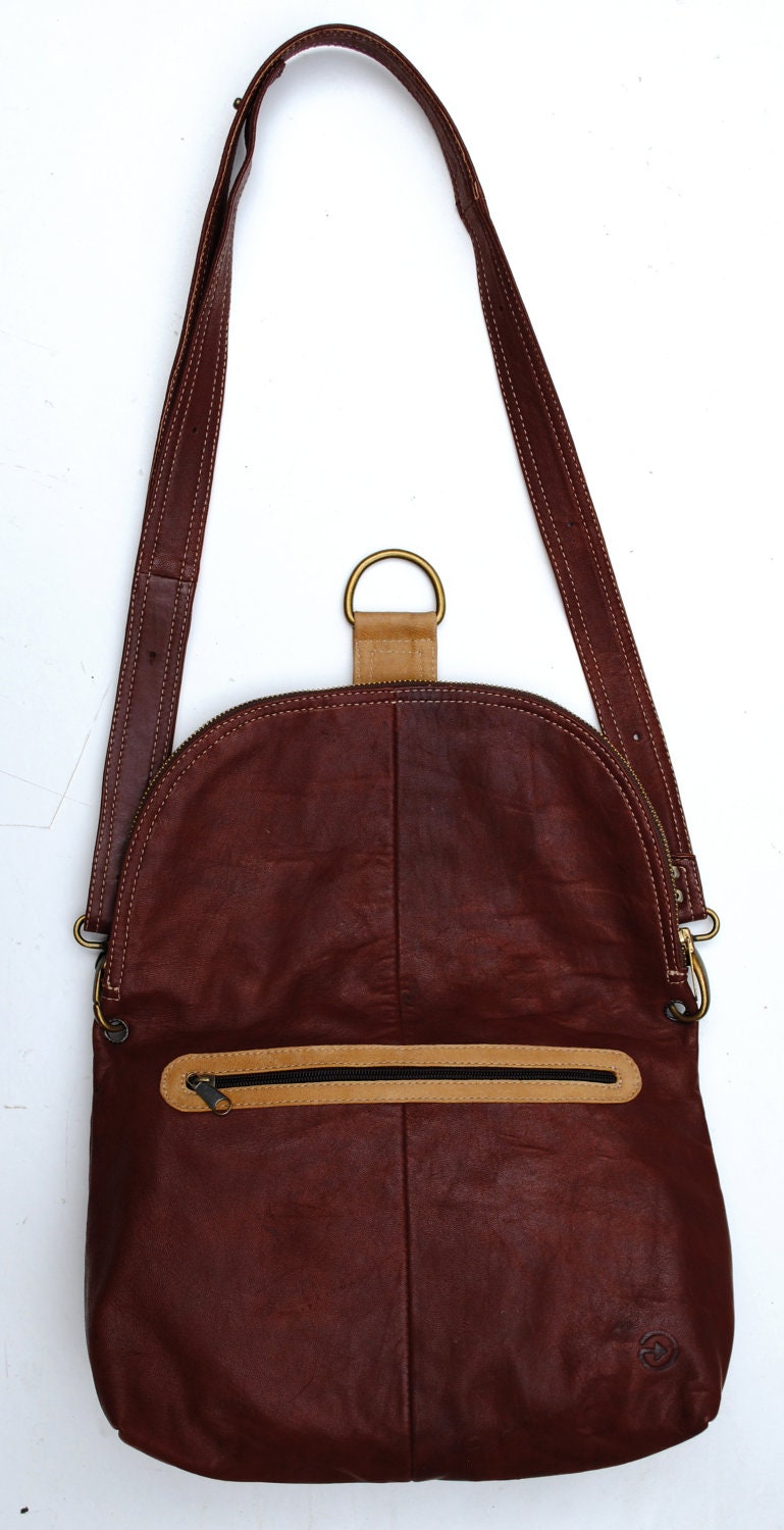 camel backpack purse