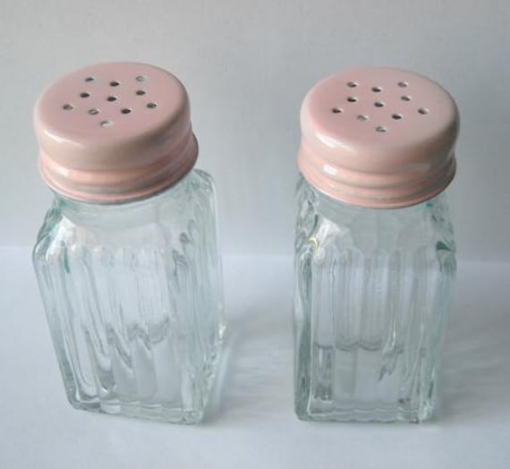 Pink Salt And Pepper Shakers