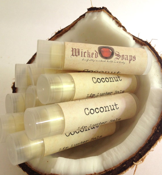 Lip Balm Coconut Lip Balm Cocoa Butter Beeswax Lip Balm