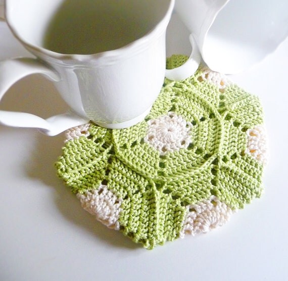 hostess gifts crochet Potholder Hexagon Pattern CherieWheeler by Color Crochet Block PDF