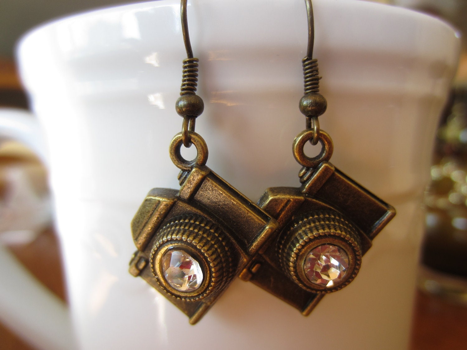 Camera Earrings